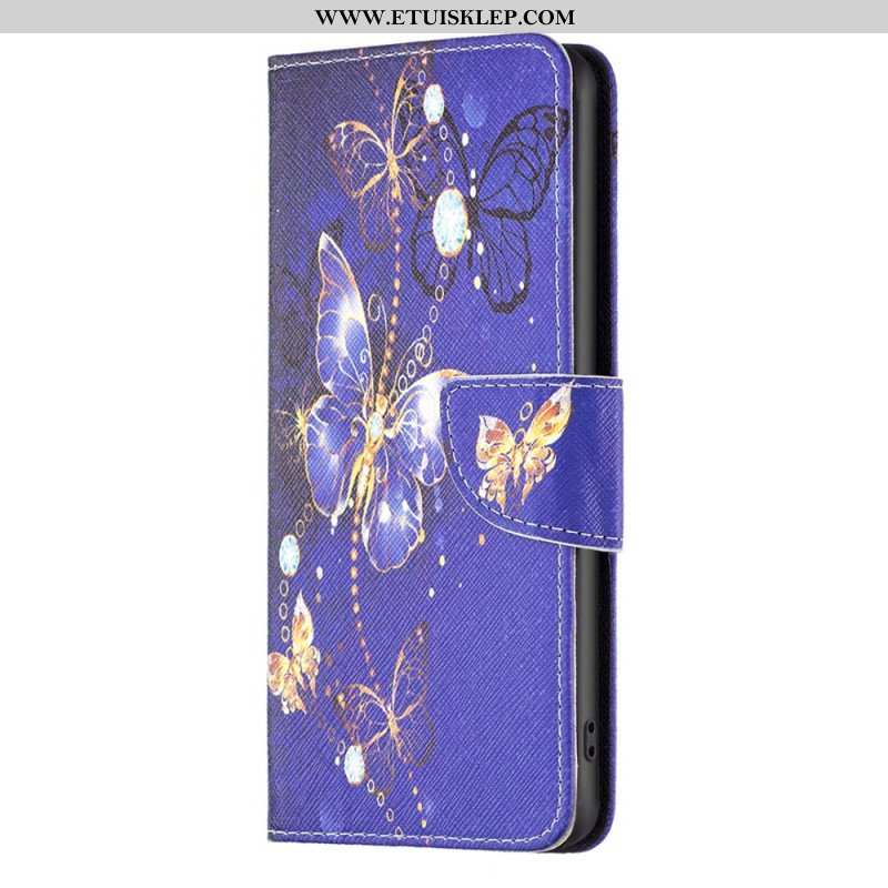 Etui Folio do Poco X5 5G Motyle